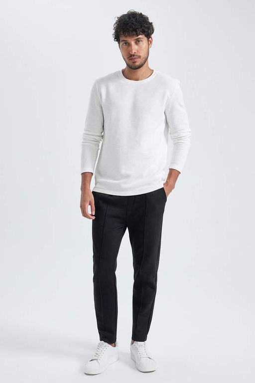 Спортивные брюки узкого кроя с прямыми штанинами - Defacto фото 5