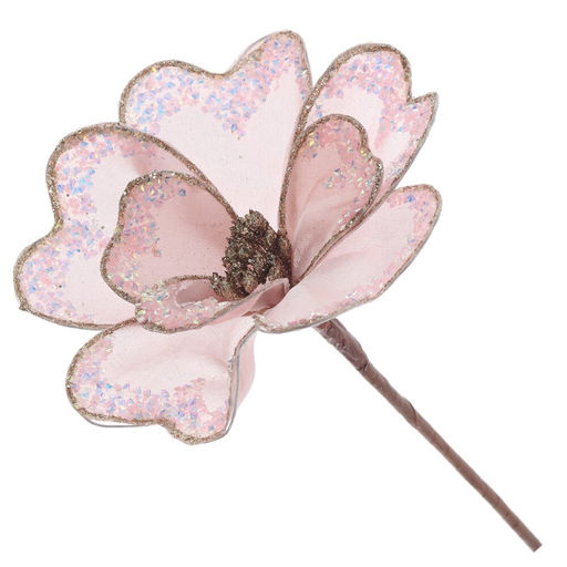 Цветок искусственный "Магнолия", L18 W18 H36 см