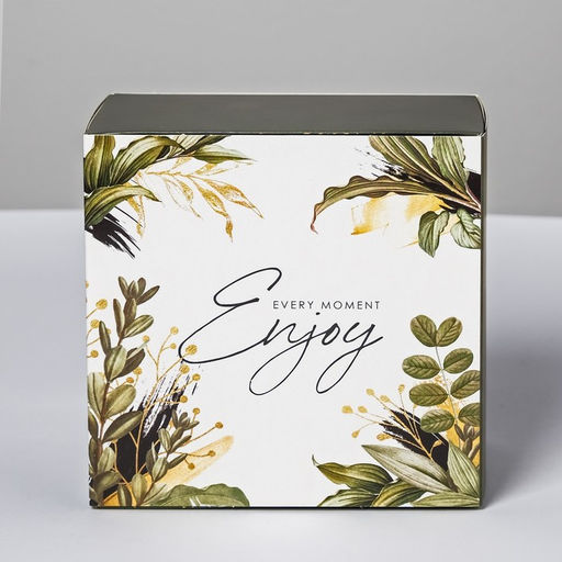 Цена за 2 шт. Коробка подарочная складная, упаковка, «Enjoy», 14×14×8 см