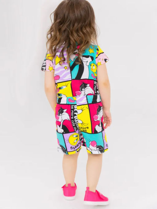 PlayToday / Песочник детский трикотажный для девочек  фото 3