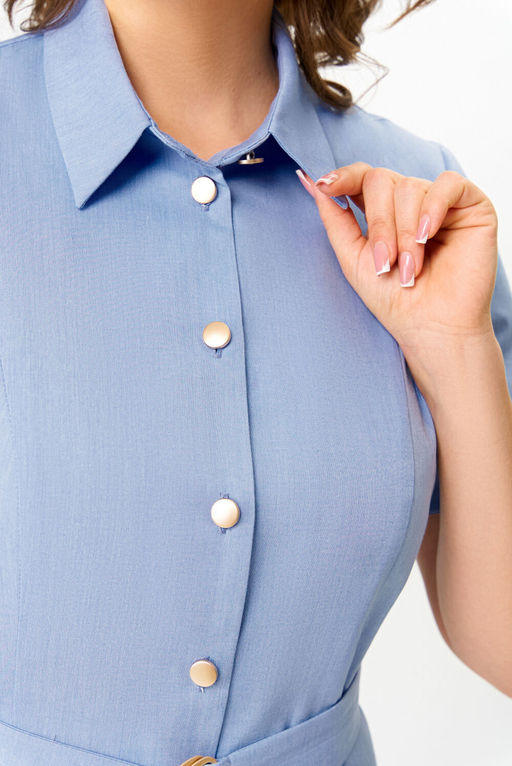 Платье Swallow 822 голубой фото 11