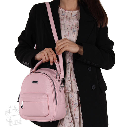 Рюкзак женский 69152 pink Velina Fabbiano-Safenta/20 в Новосибирске