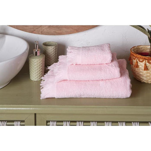 Полотенце махровое LoveLife Fringe 30х60 светло-розовый,100% хлопок, 360 г/м2  фото 5