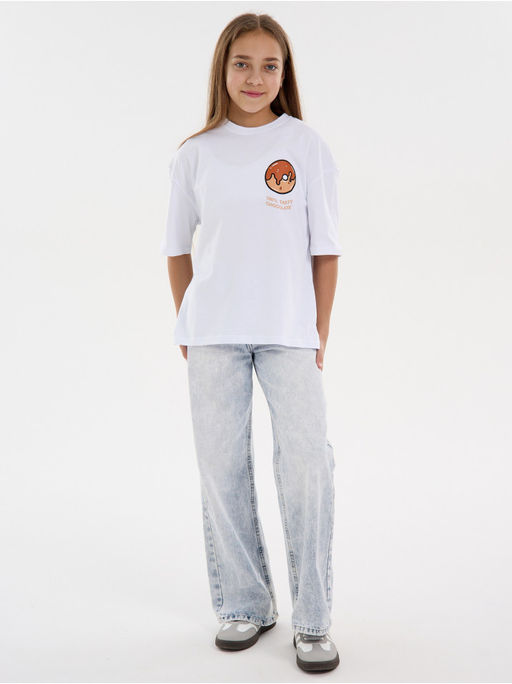Футболка Пончик белый Девочка - София фото 5