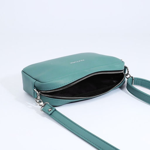 Сумка женская через плечо TEXTURA, маленький размер, цвет голубой  фото 7