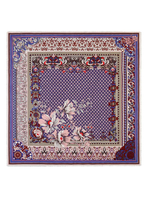 Платок жен. виск+шелк 110х110 D34-1229-10 - Eleganzza фото 2