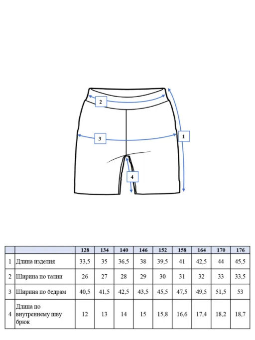 PlayToday / Шорты текстильные джинсовые для девочек  фото 7