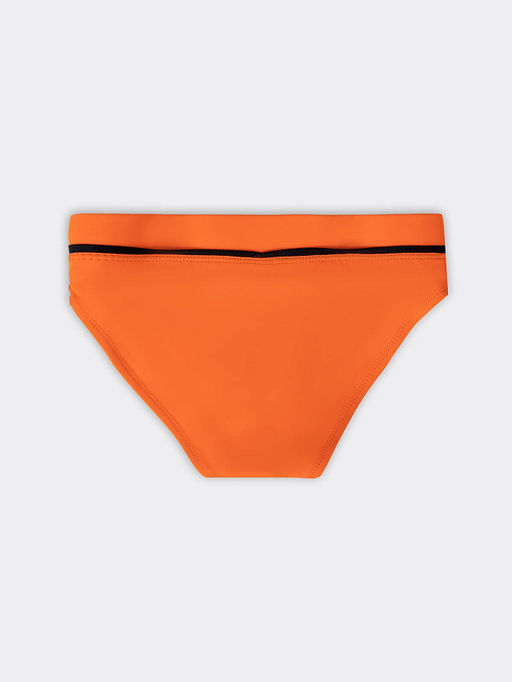 Купальные плавки для мальчиков в оранжевом цвете с принтом - Mark formelle фото 2