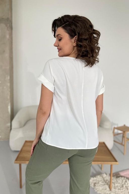 Топ Rumoda 2114 белый  фото 6