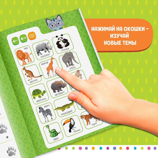 Музыкальная книга Играю и учусь, с интерактивной ручкой, звук, свет - Zabiaka фото 4
