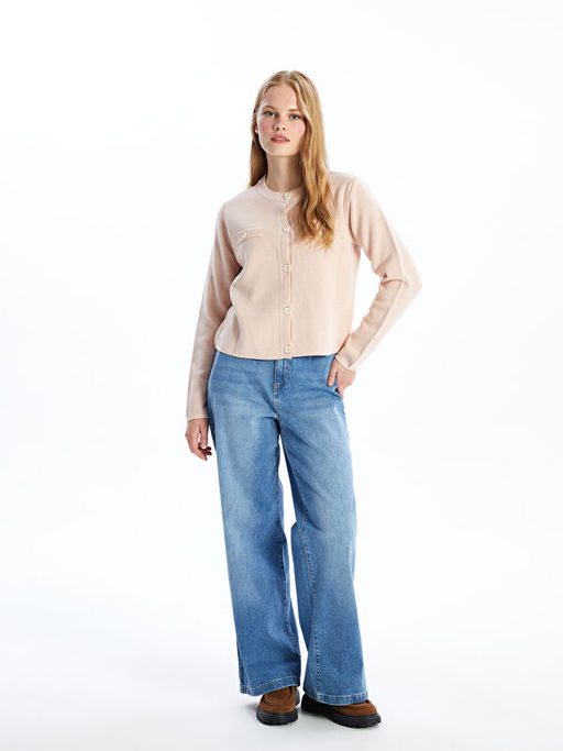 Bisiklet Yaka Kad?n Triko H?rka