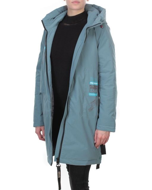 101-1 MENTHOL Пальто демисезонное женское FAMILY (100 гр. синтепон) - Fashion фото 7