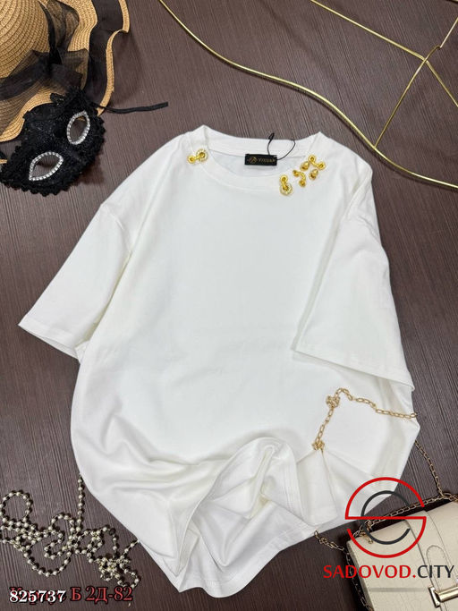 Футболка женская однотонная