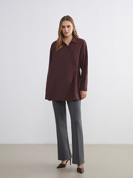 Dar Fit Geni? Pa?a Kad?n Pantolon