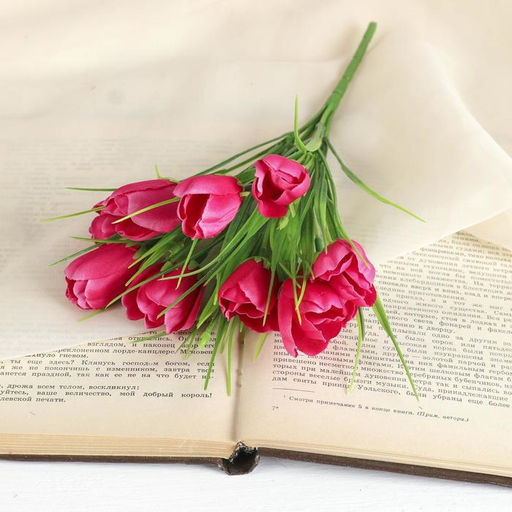 Цена за 2 шт. Букет искусственный «Тюльпаны», h=32 см, МИКС