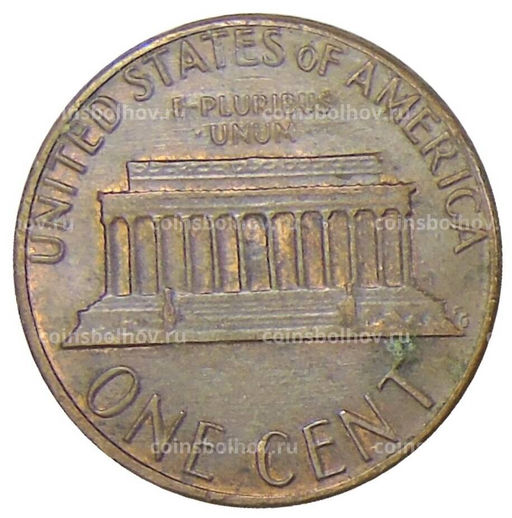 Монета 1 цент 1985 года США