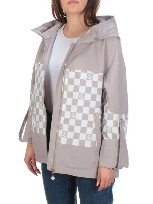 F8605 BEIGE Ветровка женская MARIA - Фабричный китай фото 9