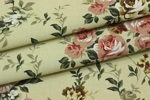 Ткань интерьерная Рауза цв.бл.оливково-бежевый, ш.1.48м, хл-80%, п/э-20%, 265гр/м.кв - Купава фото 7