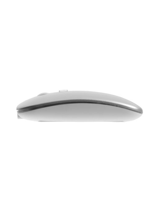 Мышь MB-2.4 беспроводная, оптическая, подсветка, 800-1600 dpi, USB, Bluetooth, серебристая