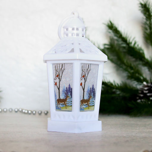 Фонарь светодиодный 14 см / VFR-108-A /уп 12/120/новогодний/белый - Галеонтрейд фото 5