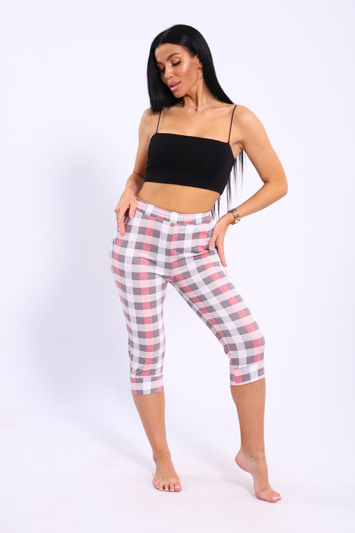 Бриджи женские в клетку Бр-1