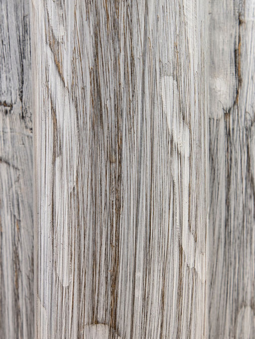 Свеча в бамбуке тройная, 15×13×30 см, 100 мл, серая