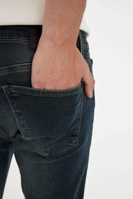 Pedro Slim Fit Джинсовые брюки узкого кроя с нормальной талией и узкими штанинами - Defacto фото 15