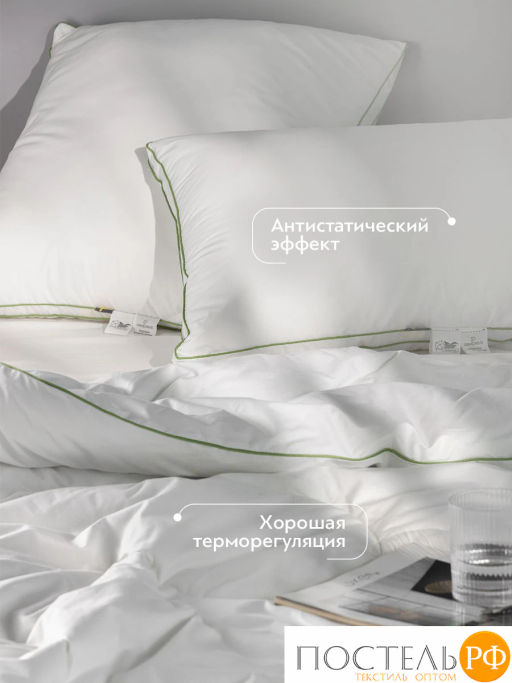 Подушка PRIME PRIVE BAMBOO COTTON 3D хл.BIODYNAMIC COTTON/бамбук.вол./микровол.CLIMALAST  фото 10