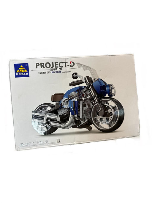 УЦЕНКА. Конструктор "KAZI" 145 - 186 дет. "Мотоцикл" (KY6151) в МЯТОЙ коробке - 3 вида