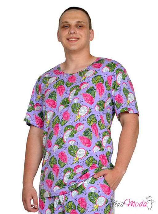 Футболка Модель №2050 размеры 44-84 - Plusmoda фото 3