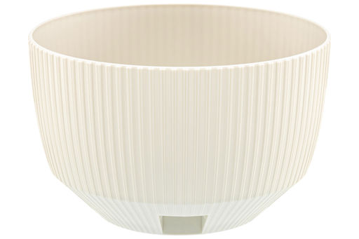 Кашпо 5,4 л 24*24*20 см "Винто" слоновая кость (модель 660)