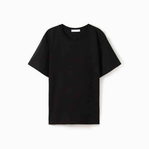 Футболка женская KAFTAN: Basic line, чёрная, размер 48-50