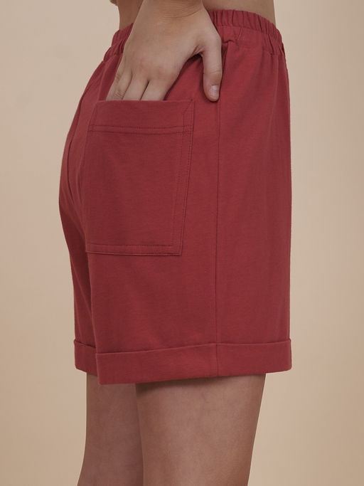 PELICAN, шорты для девочек, Красный  фото 2