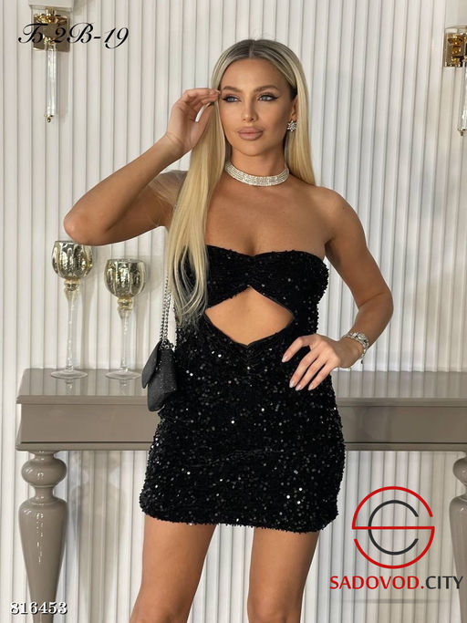 Платье женское с пайетками - Bruno фото 8