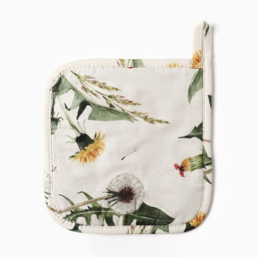 Прихватка «Этель. Одуванчики», 19×19 см, 100% хлопок, саржа 178 г/м²
