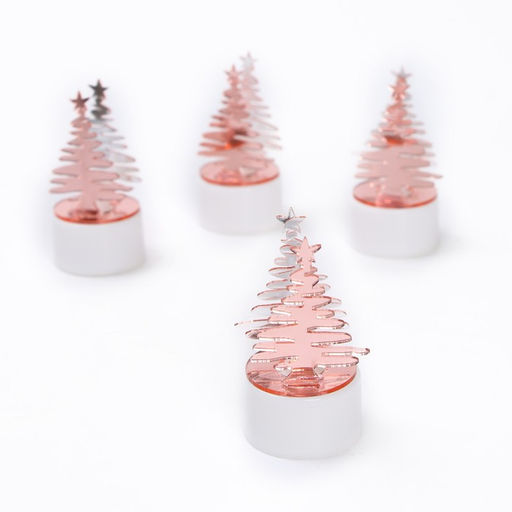 Цена за 12 шт. Свеча новогодняя светодиодная «Ёлочка»