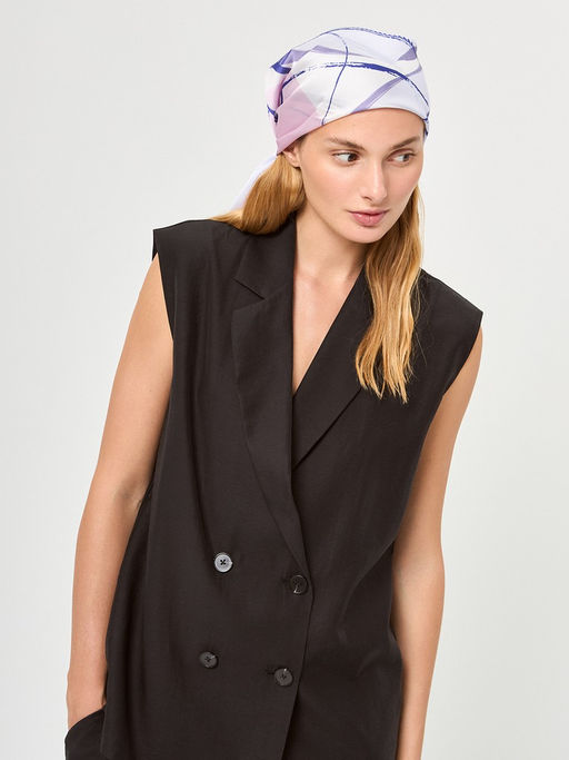 Платок жен. виск+шелк 100х100 LE34-583-05 - Labbra фото 4