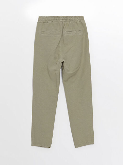 Beli Lastikli Keten Kar???ml? Erkek ?ocuk Pantolon