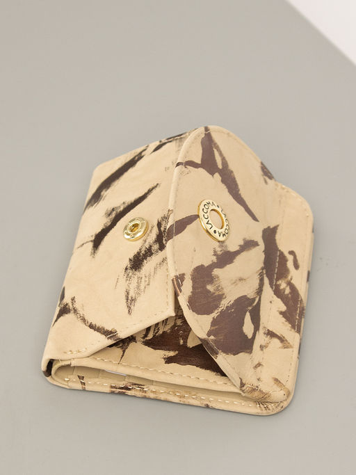 LACCOMA кошелек LA-2888-бежевый-бронзовый натуральная кожа фото 5