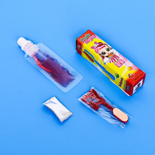 Цена за 3 шт. Драже Зубная щетка с пастой и взрывной карамелью сахарное, 10 г - Simaland фото 2