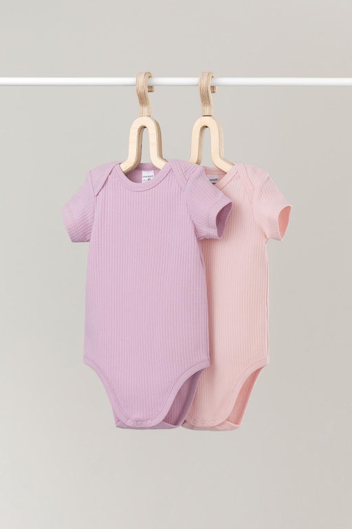 К 6525-2уп/фламинго,тропический персик набор полукомбинезон (боди) яс - Crockid фото 2