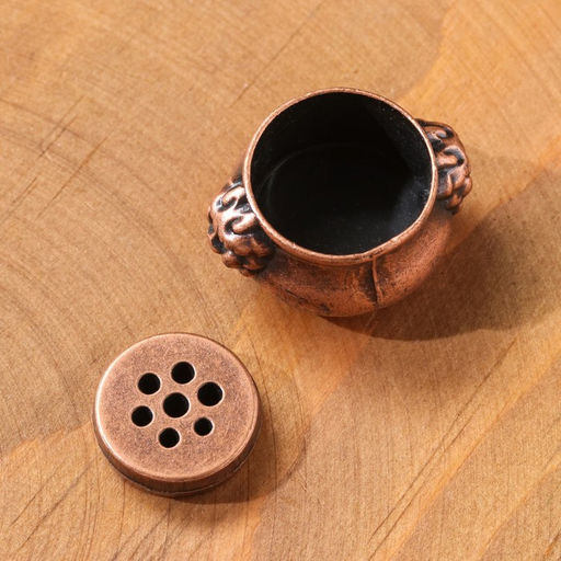 Цена за 2 шт. Подставка для любых благовоний «Котелок», 3×1.5 см