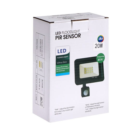 Прожектор светодиодный, 20 Вт, 1800 Лм, 4000К, датчик движения, IP66 - Simaland фото 12