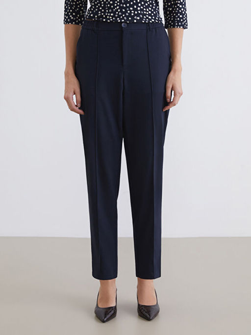 Beli Lastikli Diki? Detayl? Kad?n Pantolon