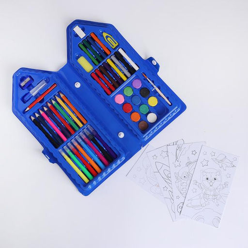 Набор для рисования Динозавры в космосе в форме карандаша, 51 предмет - Школа талантов фото 2