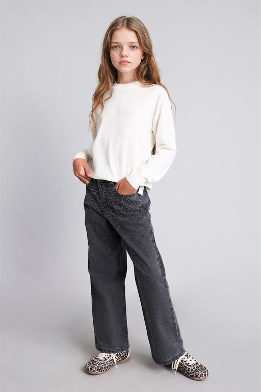 Straight Fit Jean Pantolon K_z _ocuk - Defacto фото 2