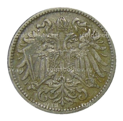 Монета 10 геллеров 1895 года Австрия