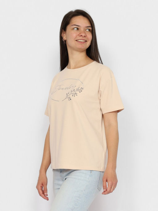 CRB wear/CSMW 60271-31 Футболка женская,бежевый/Ex.Cherubino