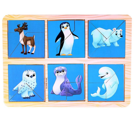 Квадраты Никитина Изучаем животных Севера - Лесная мастерская фото 4