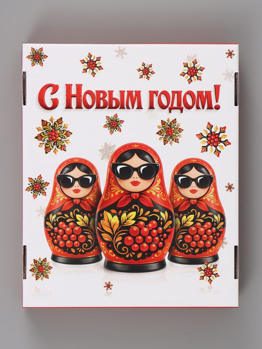 Коробка подарочная, складная 31.2×25.6×16.1 см «Русский стиль»